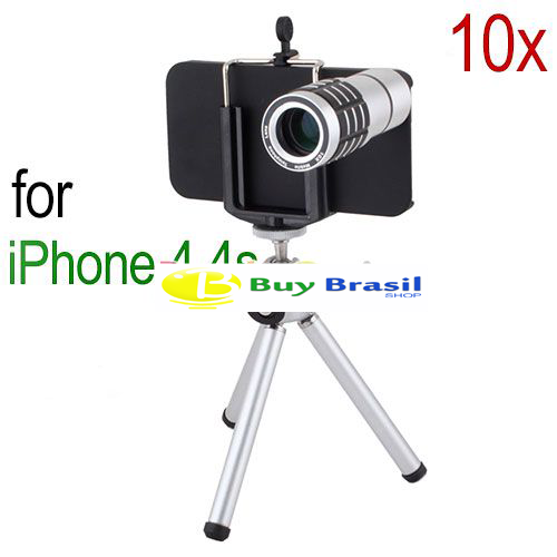 10x zoom Telephoto telescope optical Tripod  - Iphone 4/4s